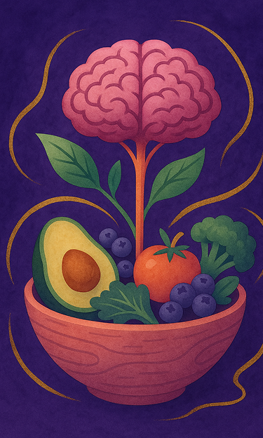 Cerebro como planta y alimentos saludables